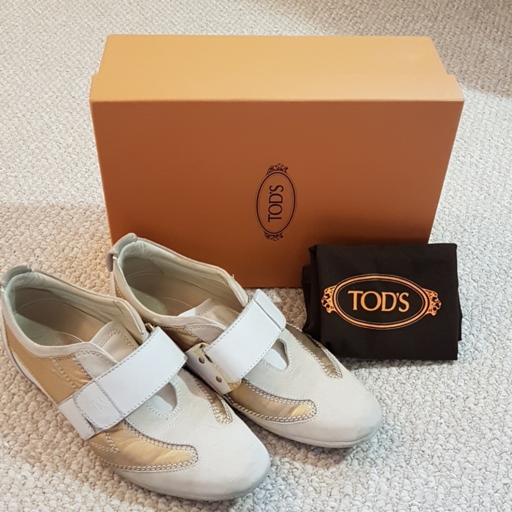 Tods suede leather sneaker